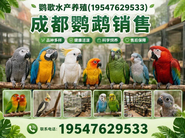 温江区成都鹦鹉销售展示图